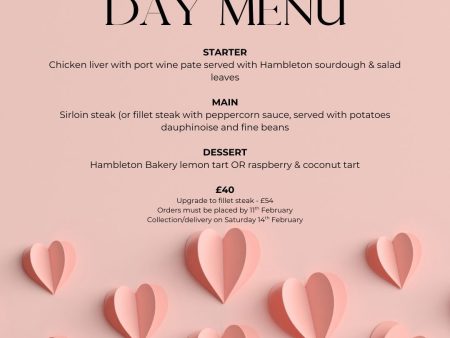 Valentines Three Course Meal Box